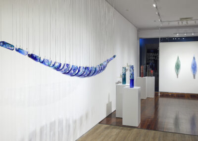 Maree Clarke, In the Flicker of Light exhibition installed at Vivian Anderson Gallery, 2024. Courtesy of VAG.