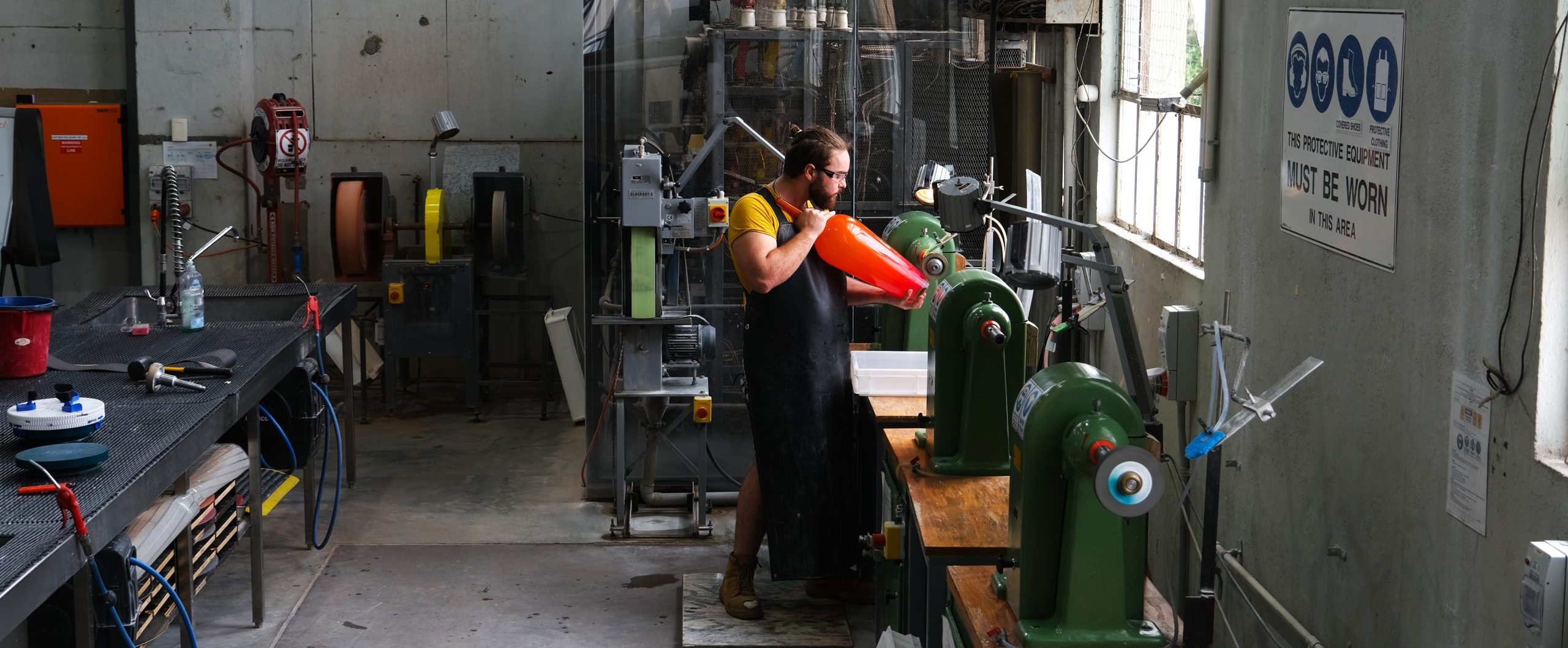 Canberra Centre & Floriade public art commission by Hannah Gason with Canberra Glassworks 2023. Photo by Ben Calvert.